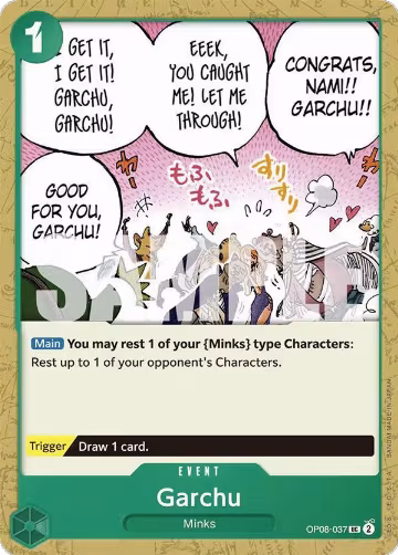 Garchu (OP08-037), Two Legends — One Piece card price