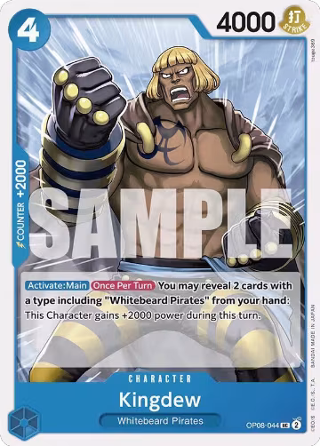 Kingdew (OP08-044), Two Legends — One Piece card price