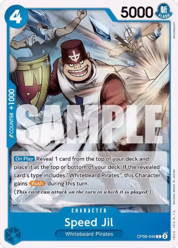 Speed Jil (OP08-049), Two Legends — One Piece card price
