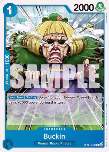 Buckin (OP08-051), Two Legends — One Piece card price