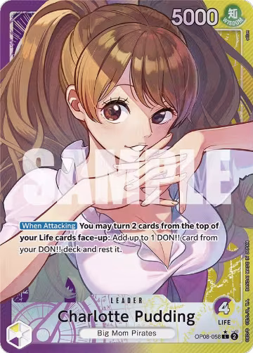 Charlotte Pudding (058) (Parallel) (OP08-058), Two Legends — One Piece card price