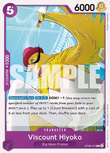 Viscount Hiyoko (OP08-073), Two Legends — One Piece card price