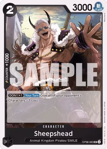 Sheepshead (OP08-083), Two Legends — One Piece card price