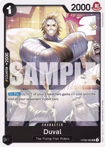 Duval (OP08-088), Two Legends — One Piece card price