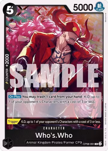 Who's.Who (OP08-091), Two Legends — One Piece card price