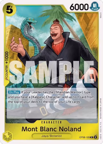 Mont Blanc Noland (OP08-109), Two Legends — One Piece card price