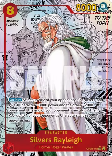 Silvers Rayleigh (Parallel) (Manga) (OP08-118) — card price