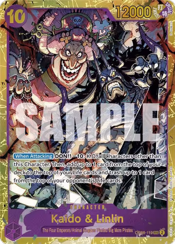Kaido & Linlin (OP08-119), Two Legends — One Piece card price