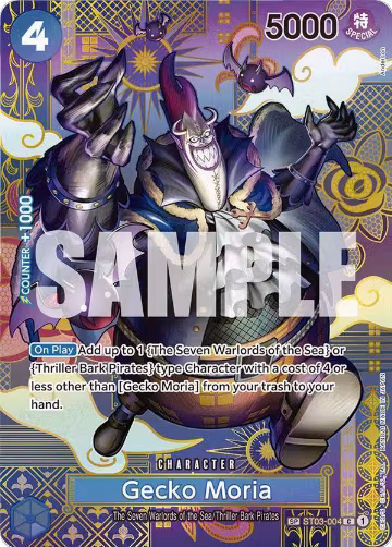 Gecko Moria (SP) (ST03-004), Two Legends — One Piece card price