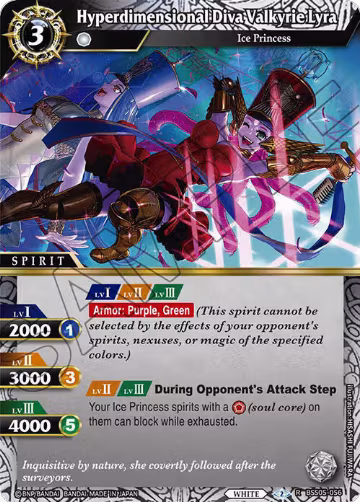 Hyperdimensional Diva Valkyrie Lyra (BSS05-056), Strangers in the Sky — Battle Spirits card price