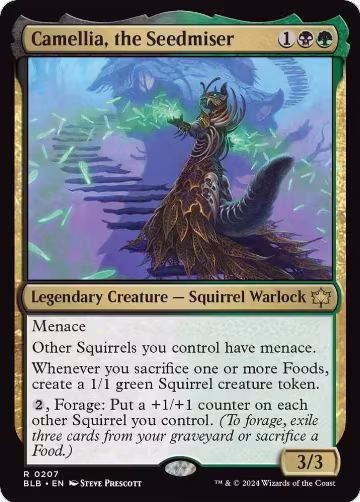 Camellia, the Seedmiser (207), Bloomburrow — Magic card price