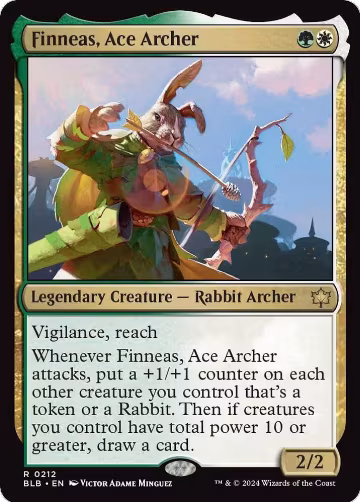 Finneas, Ace Archer (212), Bloomburrow — Magic card price