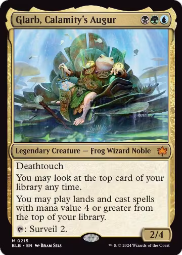 Glarb, Calamity's Augur (215), Bloomburrow — Magic card price