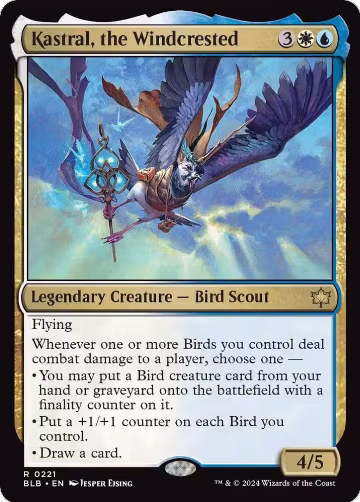 Kastral, the Windcrested (221), Bloomburrow — Magic card price