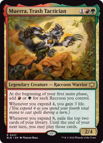 Muerra, Trash Tactician (227), Bloomburrow — Magic card price