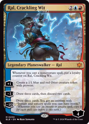 Ral, Crackling Wit (230), Bloomburrow — Magic card price