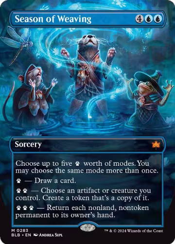 Season of Weaving (Borderless) (283), Bloomburrow — Magic card price