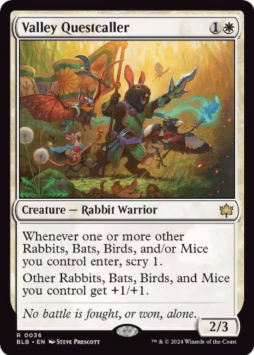Valley Questcaller (36), Bloomburrow — Magic card price