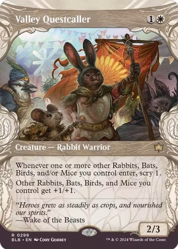Valley Questcaller (Showcase) (299), Bloomburrow — Magic card price