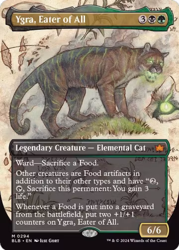 Ygra, Eater of All (Borderless) (294), Bloomburrow — Magic card price