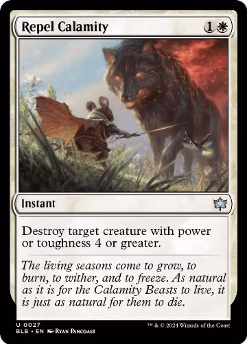 Repel Calamity (27), Bloomburrow — Magic card price