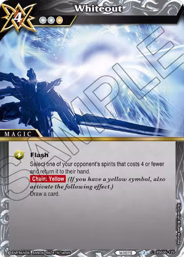 Whiteout (BSS05-129), Strangers in the Sky — Battle Spirits card price