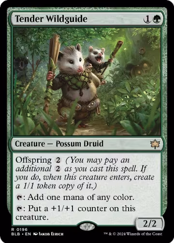 Tender Wildguide (196), Bloomburrow — Magic card price