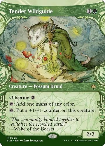 Tender Wildguide (Showcase) (325), Bloomburrow — Magic card price