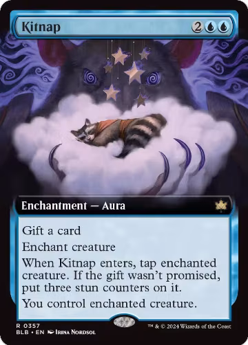 Kitnap (Extended Art) (357), Bloomburrow — Magic card price