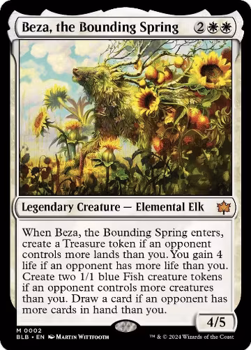 Beza, the Bounding Spring (2), Bloomburrow — Magic card price