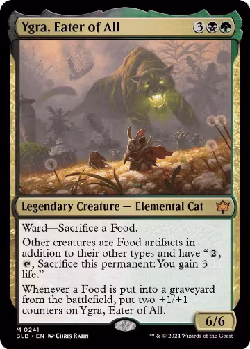 Ygra, Eater of All (241), Bloomburrow — Magic card price