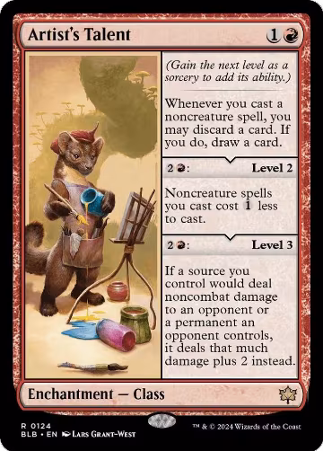 Artist's Talent (124), Bloomburrow — Magic card price