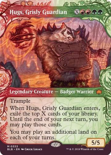 Hugs, Grisly Guardian (Showcase) (333), Bloomburrow — Magic card price