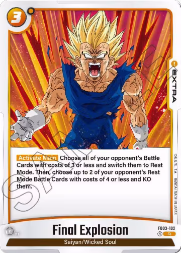 Final Explosion (FB03-102), Raging Roar — DB Fusion card price