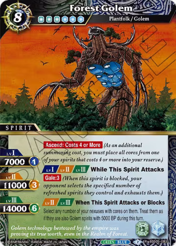 Forest Golem (BSS05-083), Strangers in the Sky — Battle Spirits card price
