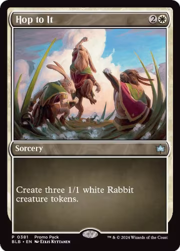 Hop to It (381), Promo Pack: Bloomburrow — Magic card price