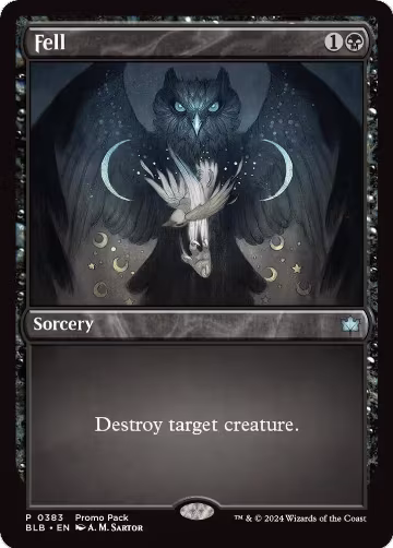 Fell (383), Promo Pack: Bloomburrow — Magic card price