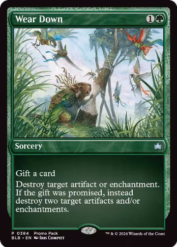 Wear Down (384), Promo Pack: Bloomburrow — Magic card price