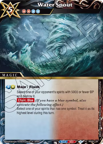 Water Spout (BSS05-138), Strangers in the Sky — Battle Spirits card price