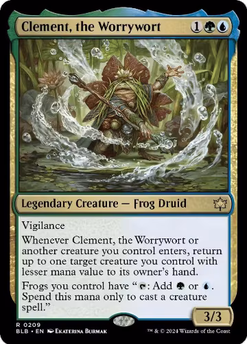 Clement, the Worrywort (209), Bloomburrow — Magic card price