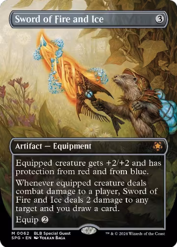 Sword of Fire and Ice (Borderless) (62), Special Guests — Magic card price