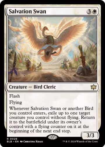 Salvation Swan (28), Bloomburrow — Magic card price
