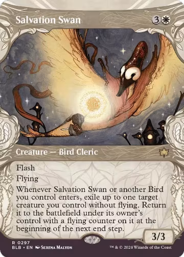 Salvation Swan (Showcase) (297), Bloomburrow — Magic card price