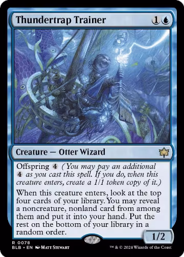 Thundertrap Trainer (78), Bloomburrow — Magic card price