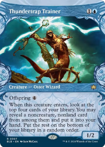 Thundertrap Trainer (Showcase) (307), Bloomburrow — Magic card price
