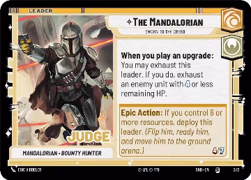 The Mandalorian - Sworn To The Creed (2/2), Judge Promos — Star Wars card price