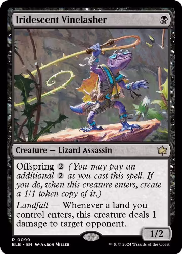 Iridescent Vinelasher (99), Bloomburrow — Magic card price