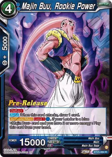 Majin Buu, Rookie Power (BT25-064), Legend of the Dragon Balls Pre-Release Cards — DB Super card price
