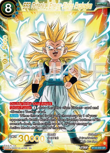 SS3 Gotenks, Energy Storm Explosion (BT25-058), Legend of the Dragon Balls — DB Super card price