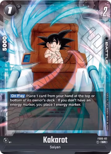 Kakarot (FS05-03), Starter Deck 5: Bardock — DB Fusion card price
